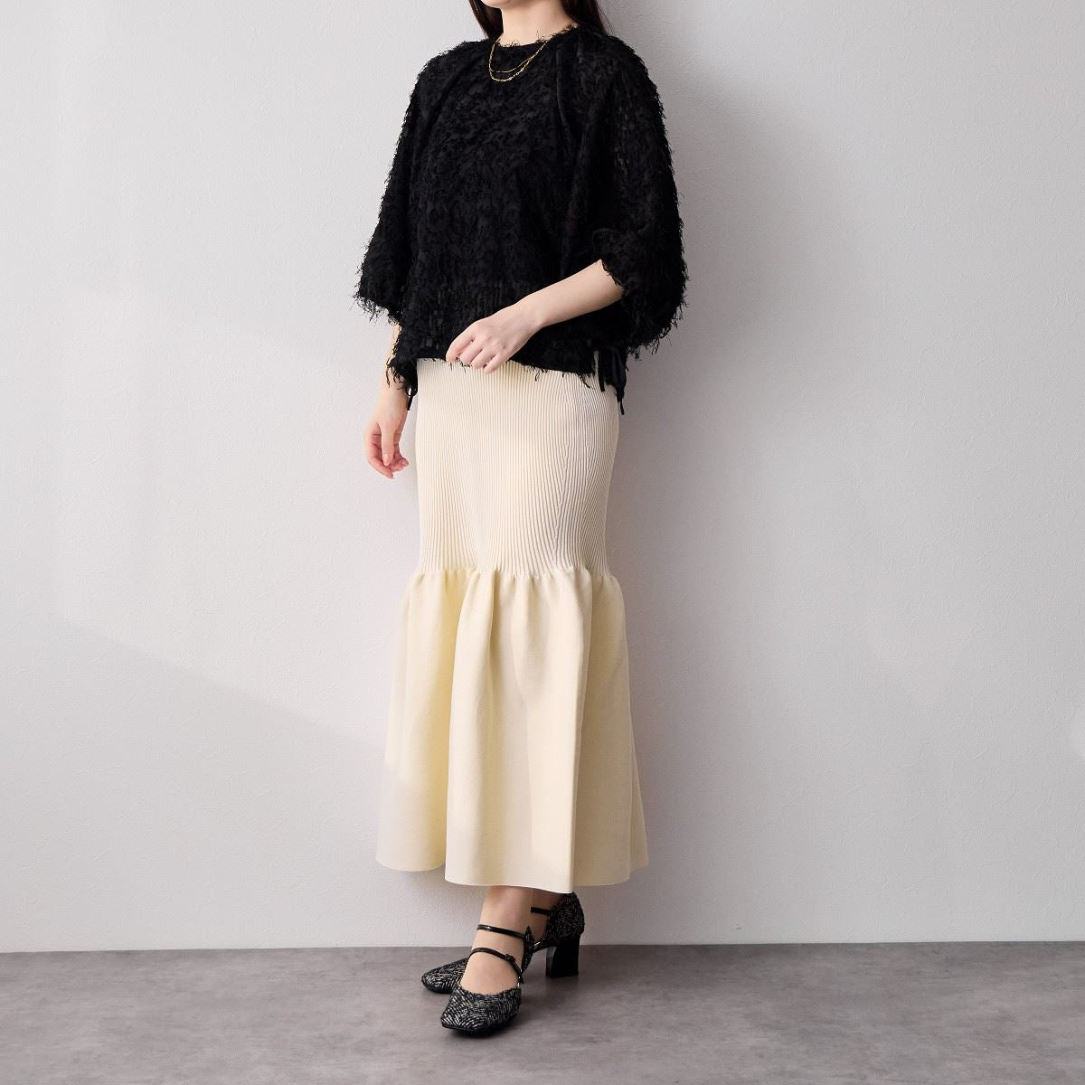 【SALE】ダブルベルトセパレートパンプス/641325