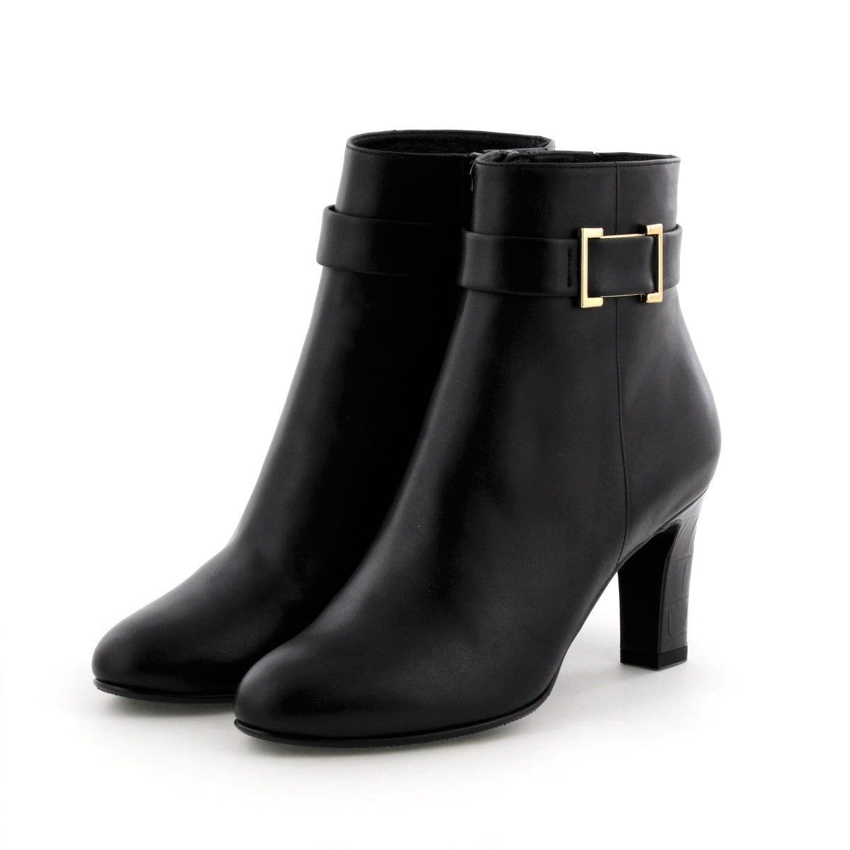 SALE】サイドバックルヒールブーツ/641406