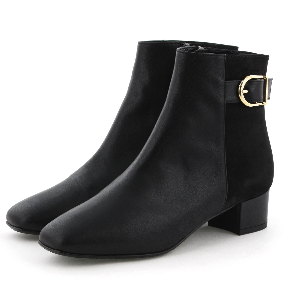 SALE】サイドバックルショートブーツ/641407