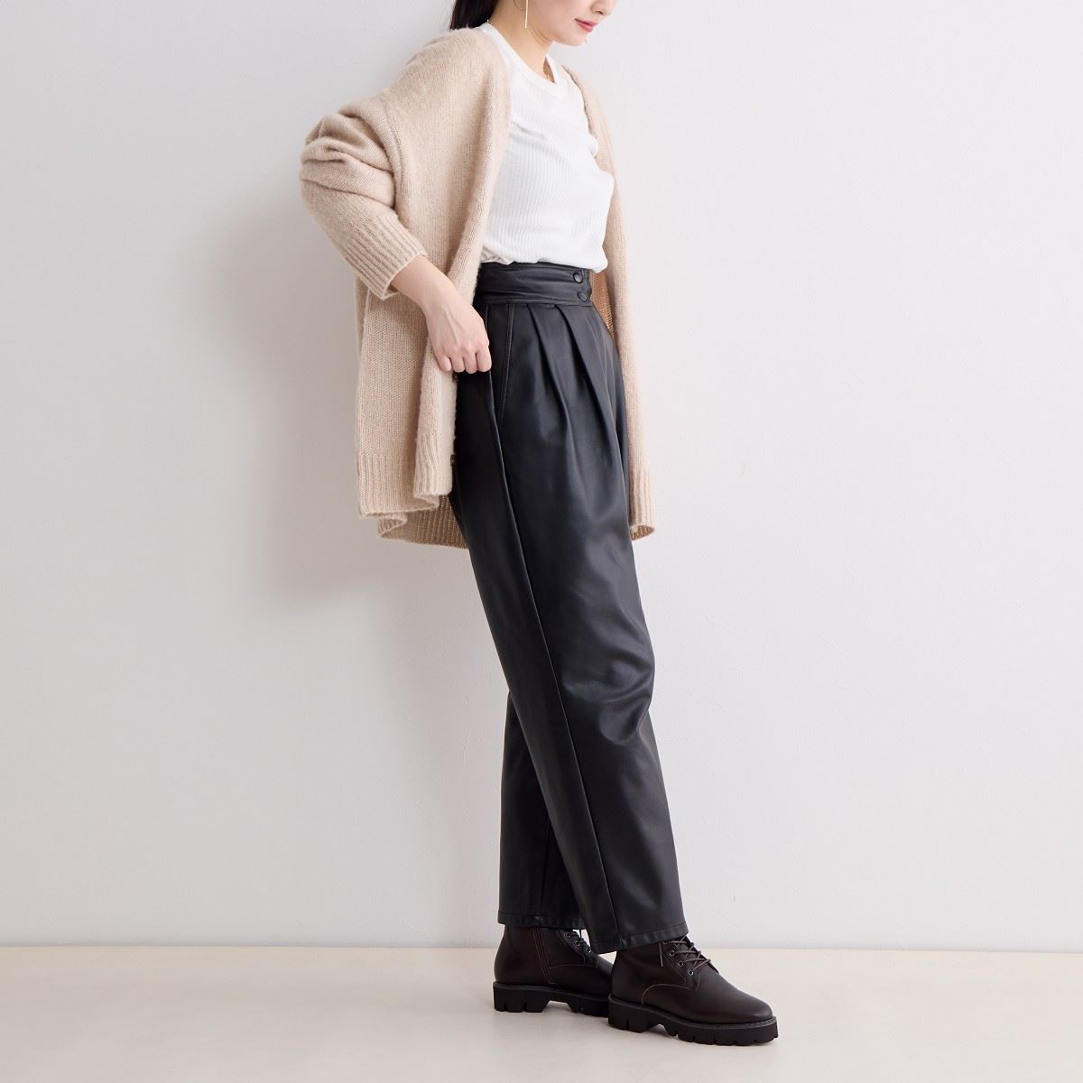 【SALE】レースアップトラックソールブーツ/641410