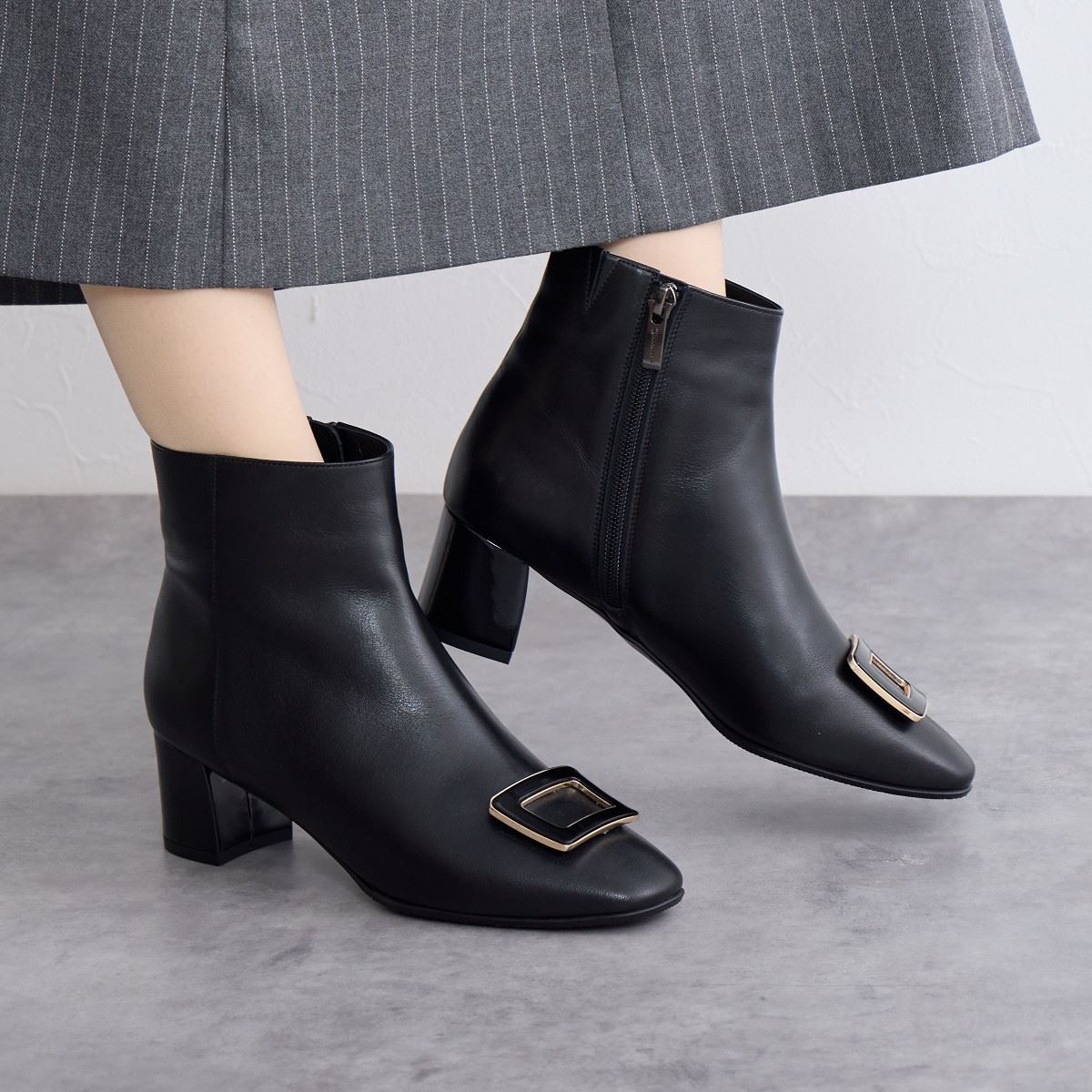 【SALE】スクエアバックルブーツ/641413