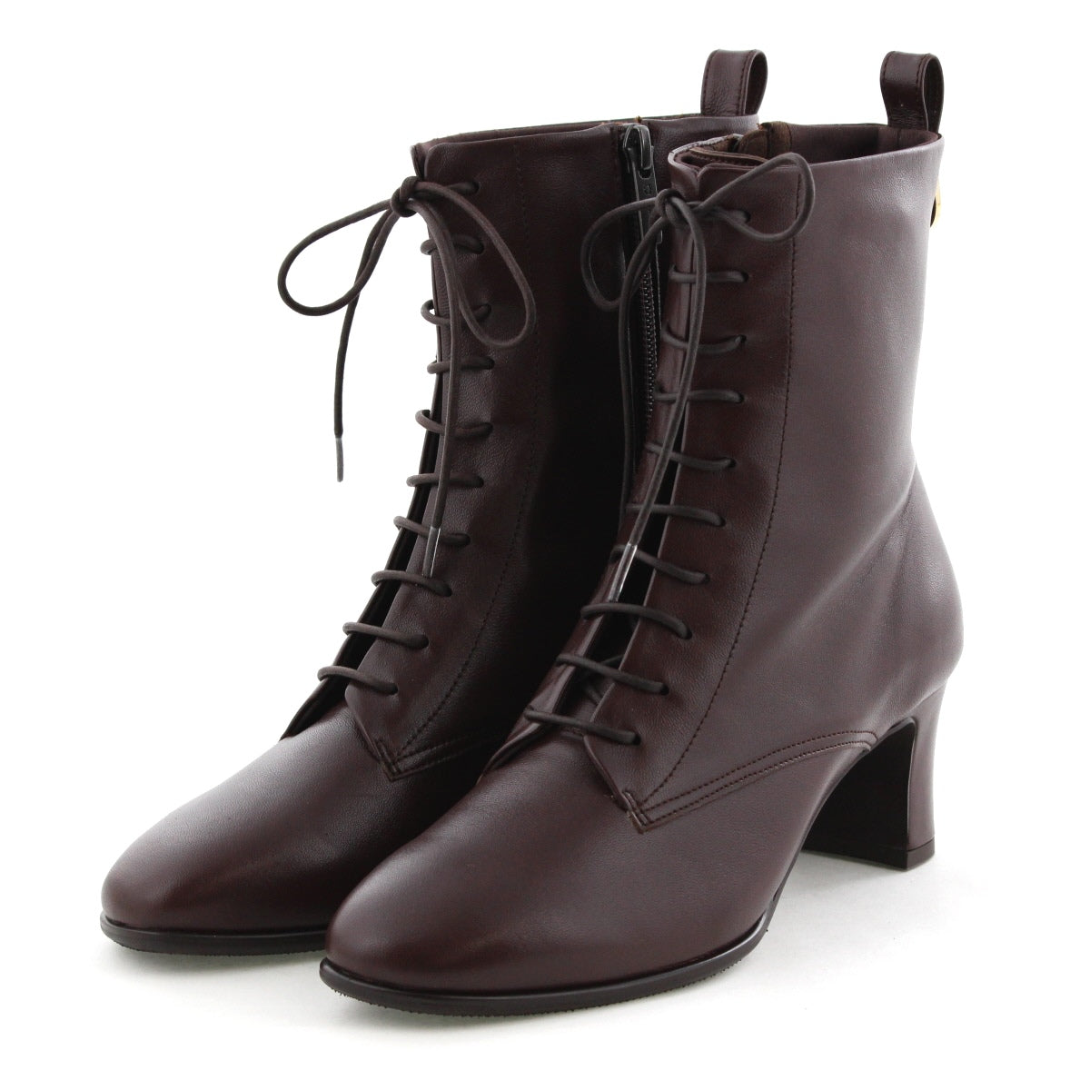 SALE】レースアップヒールブーツ/641422