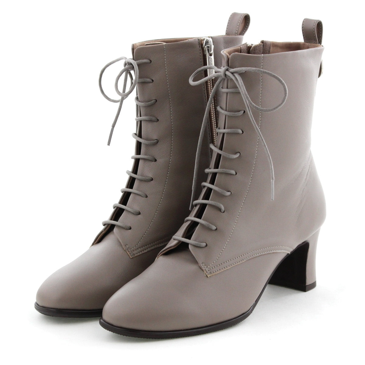 艶めく鼓動のレースアップブーツ ha｜za｜ma 艶めく鼓動のレースアップブーツ