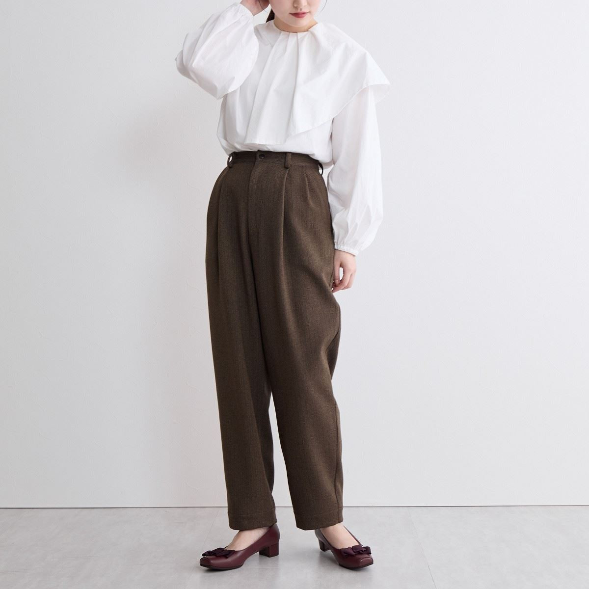 【SALE】ボリュームリボンパンプス/643304
