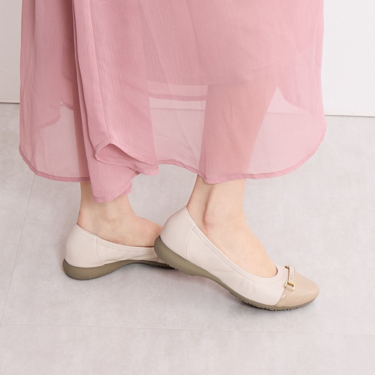 【SALE】ビジュービットスニーカーパンプス/643305