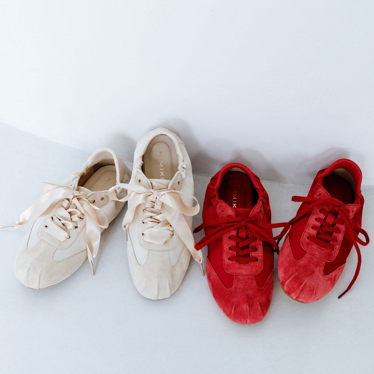 《一部予約/5月上旬入荷予定》週末限定20%オフ【WEB限定デザイン】バレエコアデザインスニーカー/650302