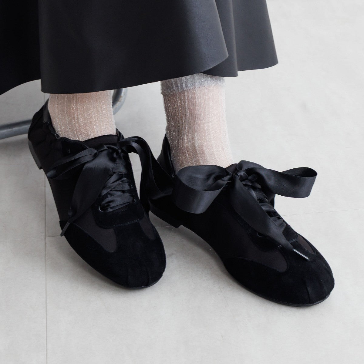 WEB限定デザイン】バレエコアデザインスニーカー/650302