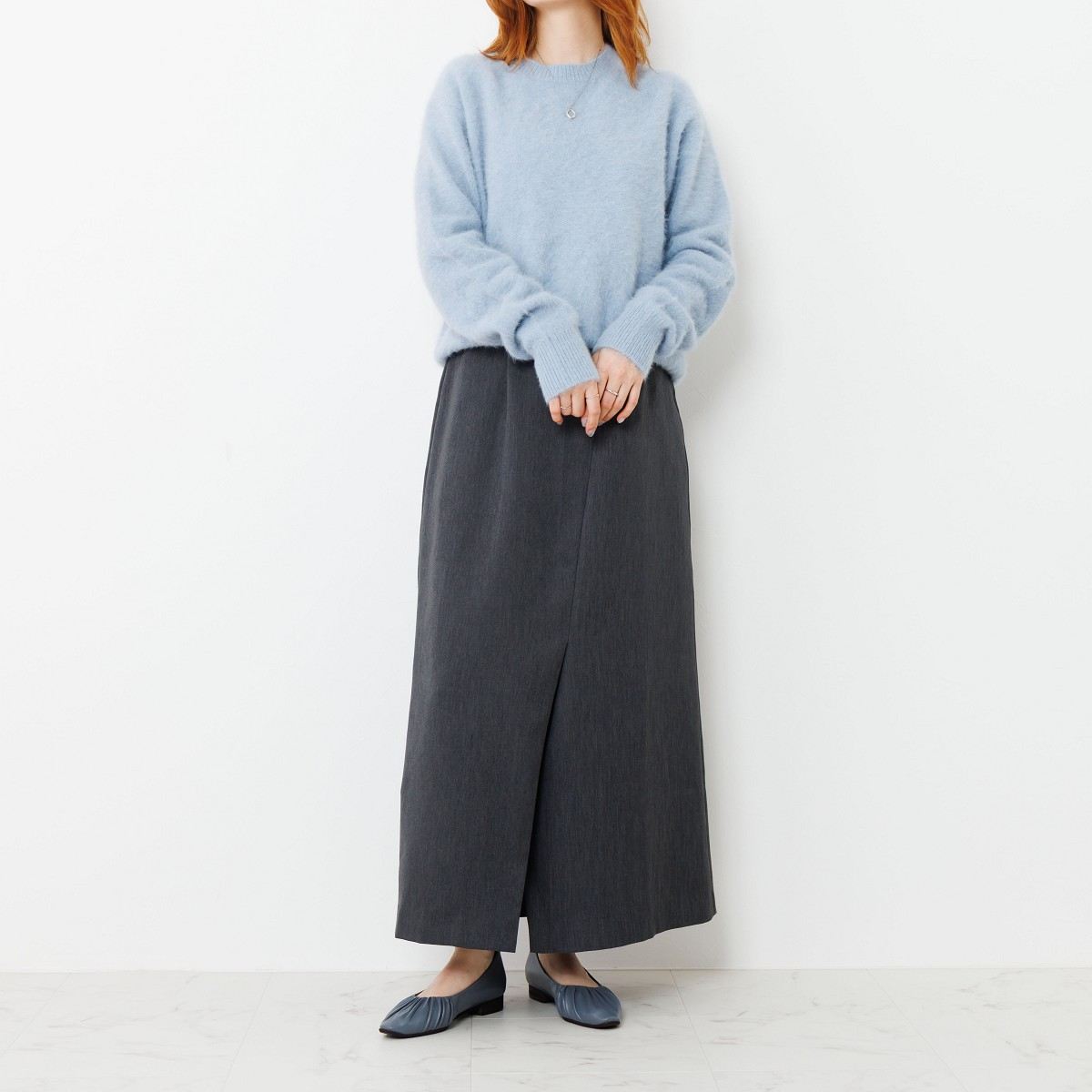 SALE】ギャザーフラットパンプス/651101