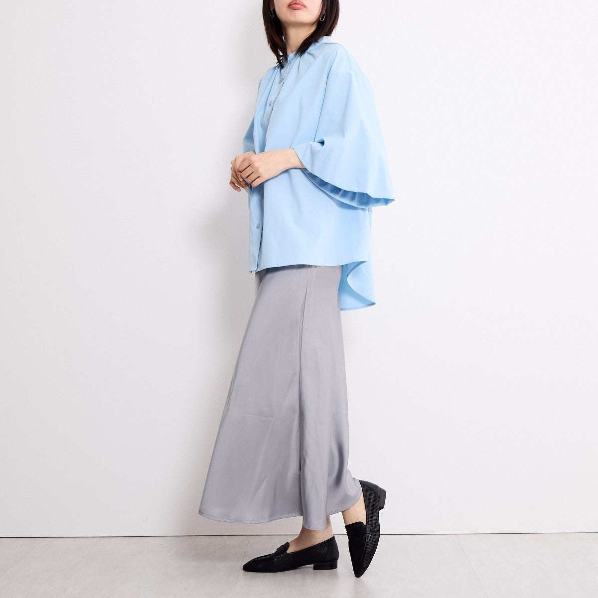 【SALE】パンチングレザーソフトローファー/651102