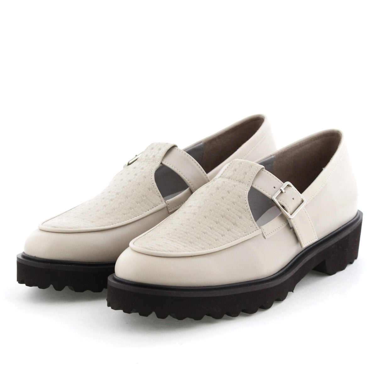 【SALE】Tストラップローファー/651107