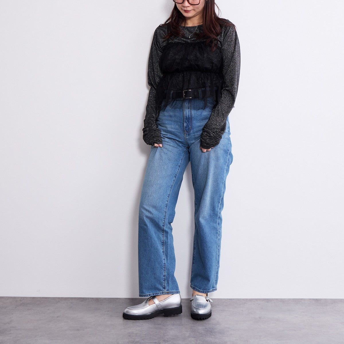 【SALE】Tストラップローファー/651107