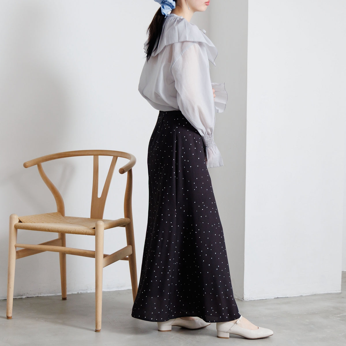 26SS新色】スクエアトゥメリージェーンパンプス/651111