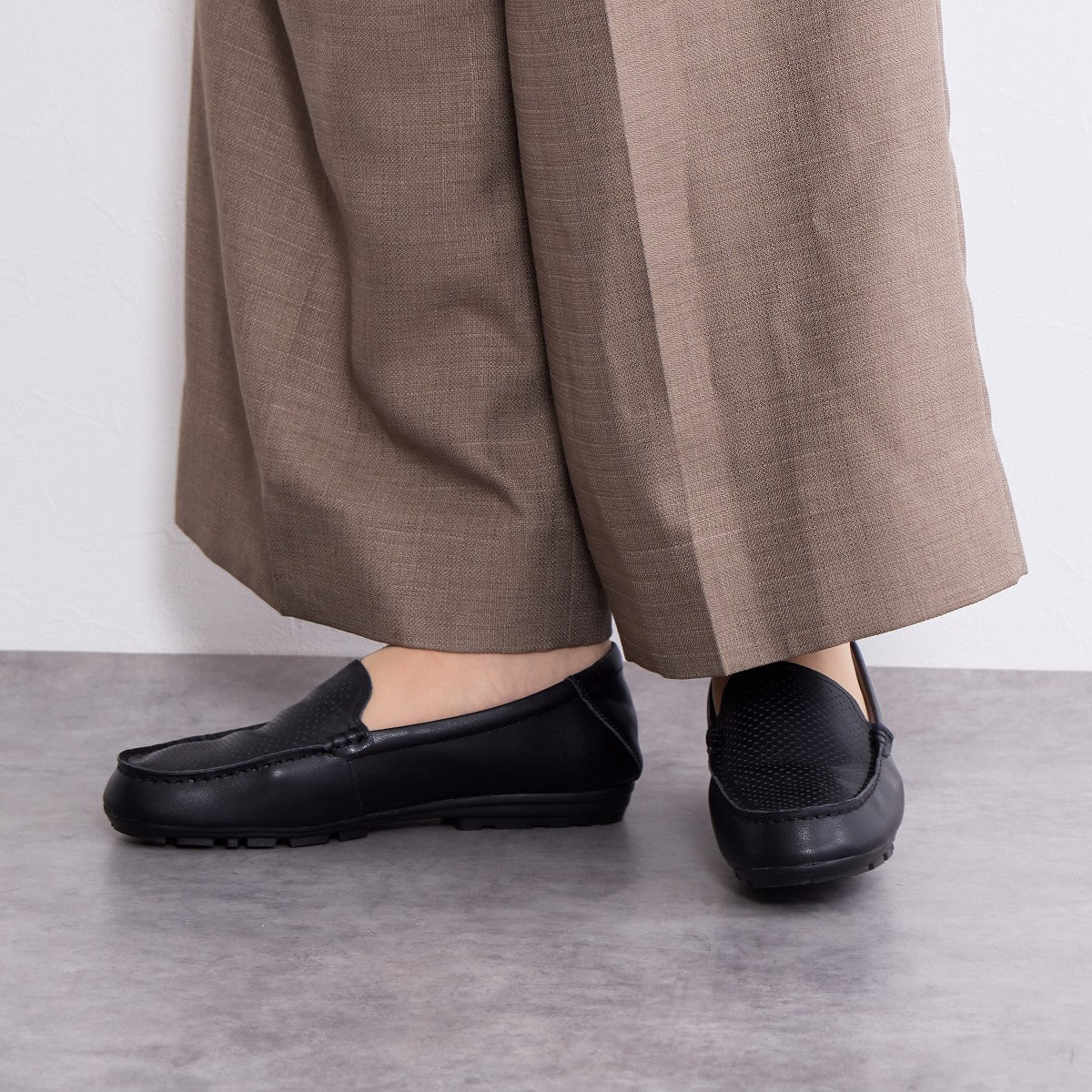 【SALE】パンチングレザーモカシン/651114