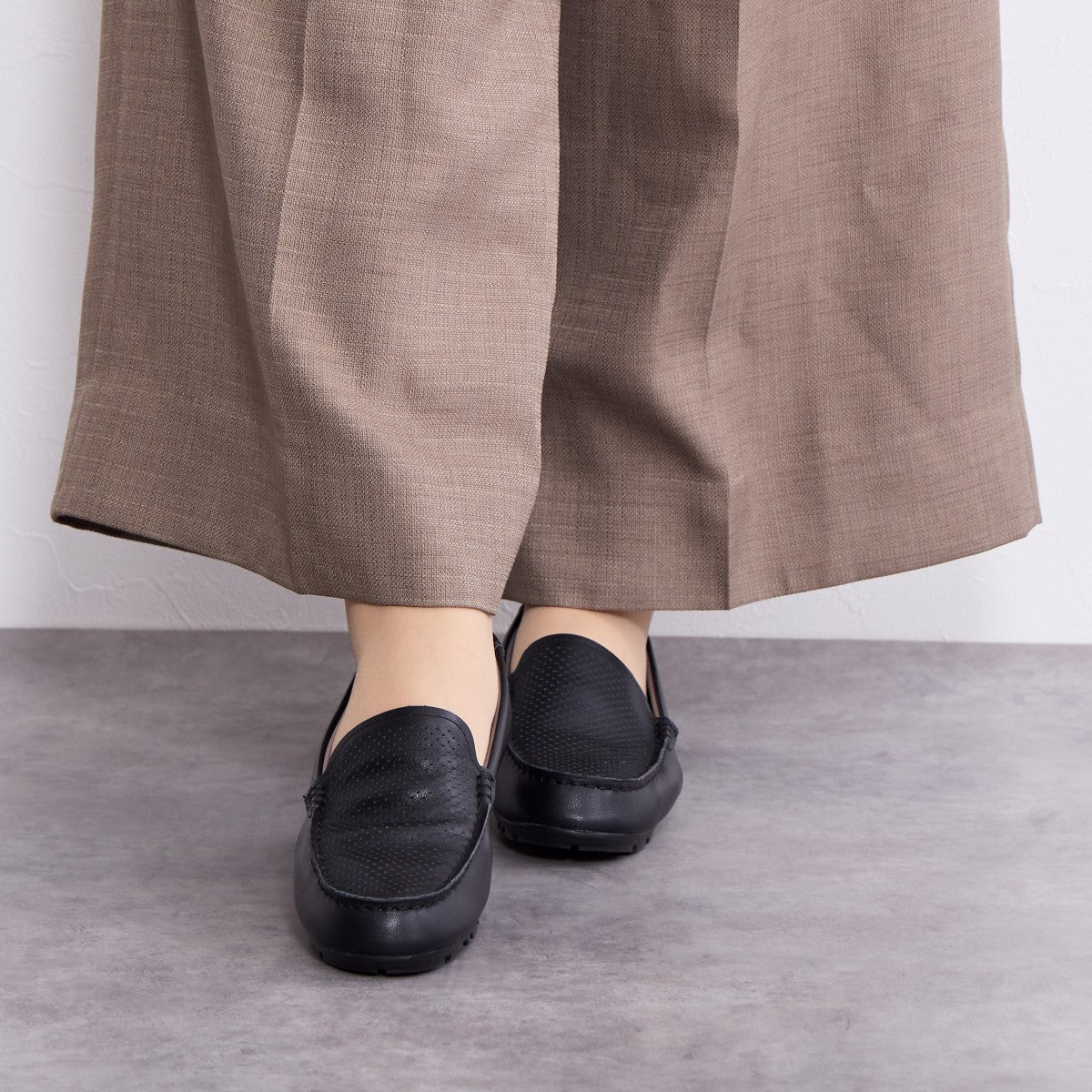 【SALE】パンチングレザーモカシン/651114