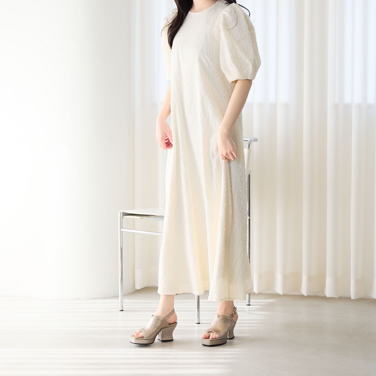 【SALE】プラットフォームカバードサンダル/651206