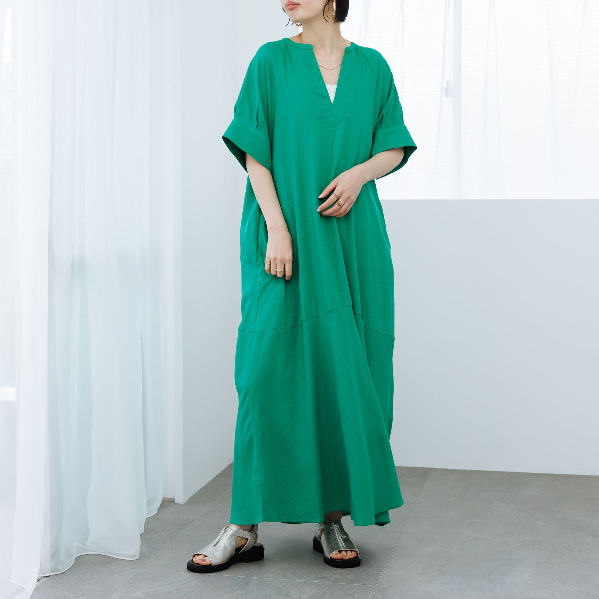 【26SS新色追加】センタージッププラットフォームサンダル/651207