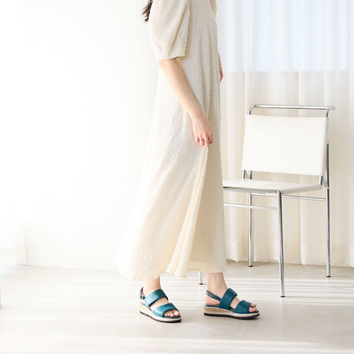 【SALE】ソフトシープパデットサンダル/651211