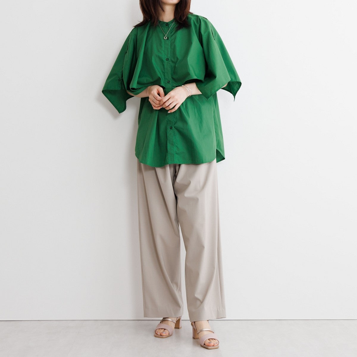 【SALE】パデットヒールサンダル/651217