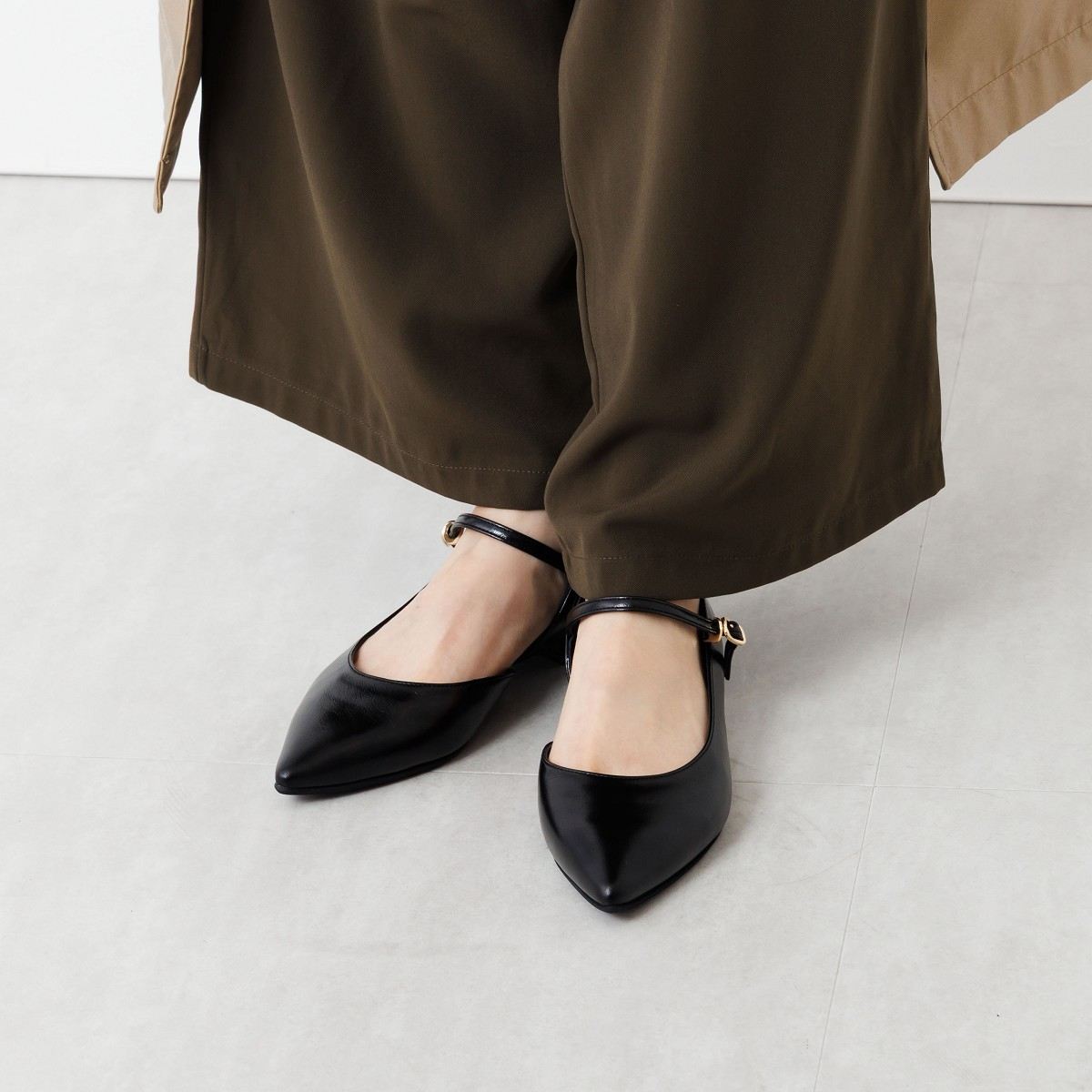 【25AW】サイドオープンメリージェーンパンプス/651301