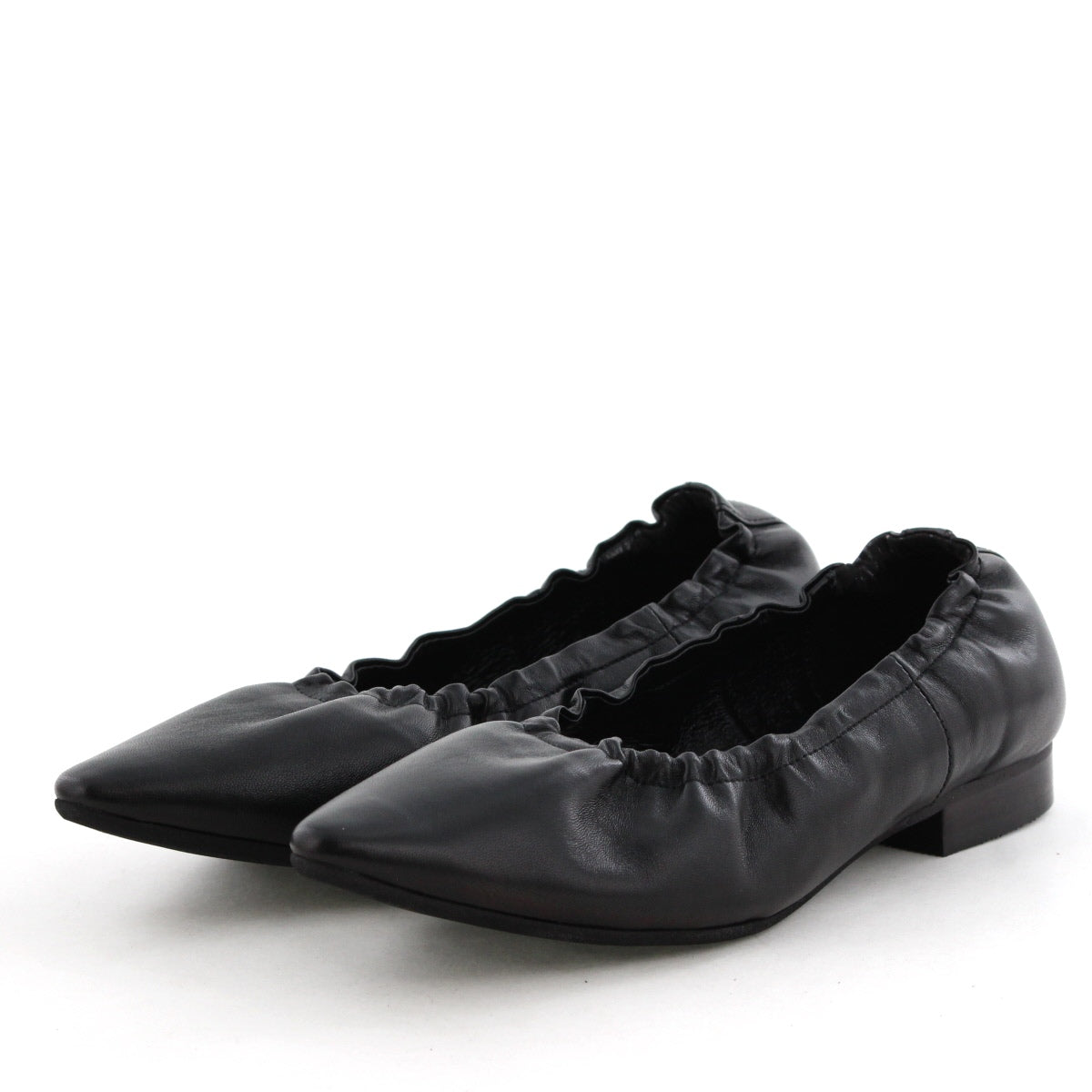 【25AW】シャーリングフラットパンプス/651302