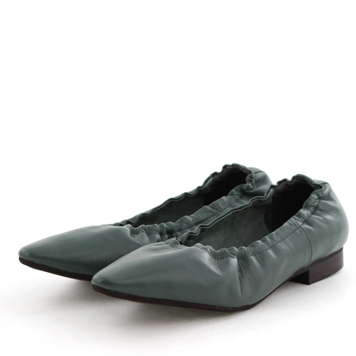 再値下げ】シャーリングフラットパンプス/651302