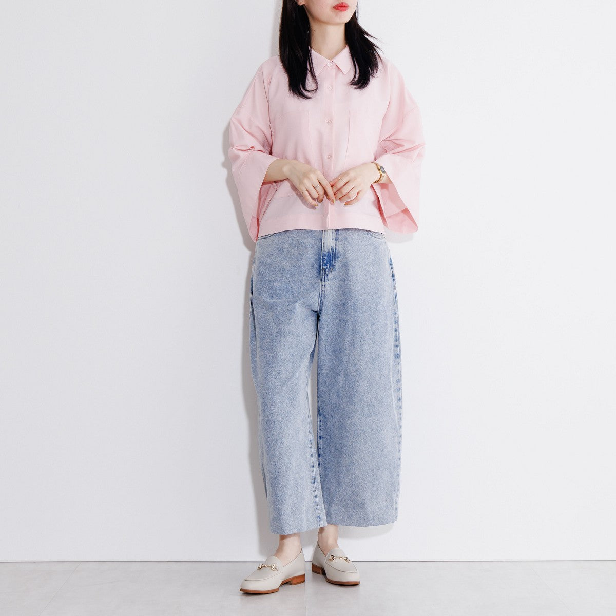 【26SS新色追加】バブーシュビットローファー/651304