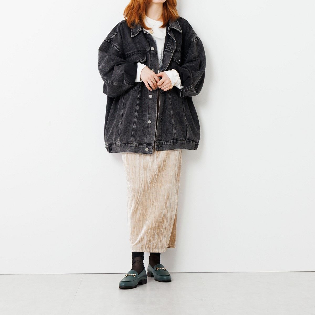 【25AW】バブーシュビットローファー/651304