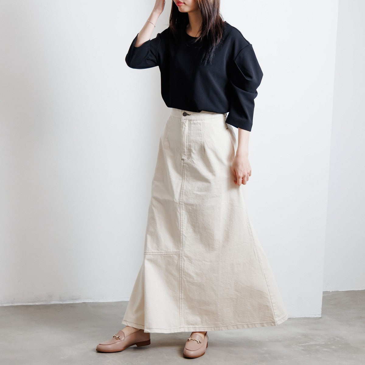 【26SS新色追加】バブーシュビットローファー/651304