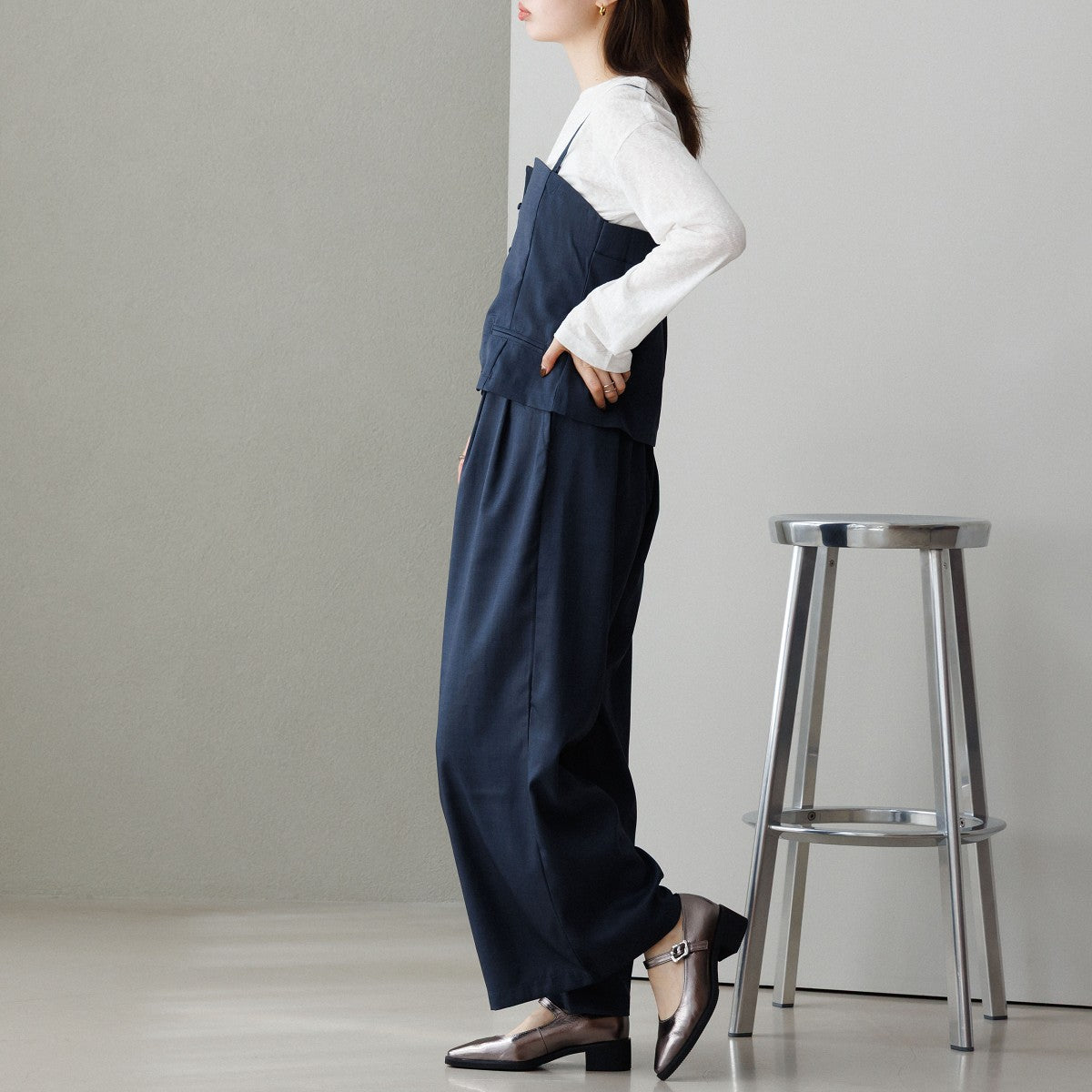 【25AW】軽量ソールポインテッドトゥメリージェーン/651305