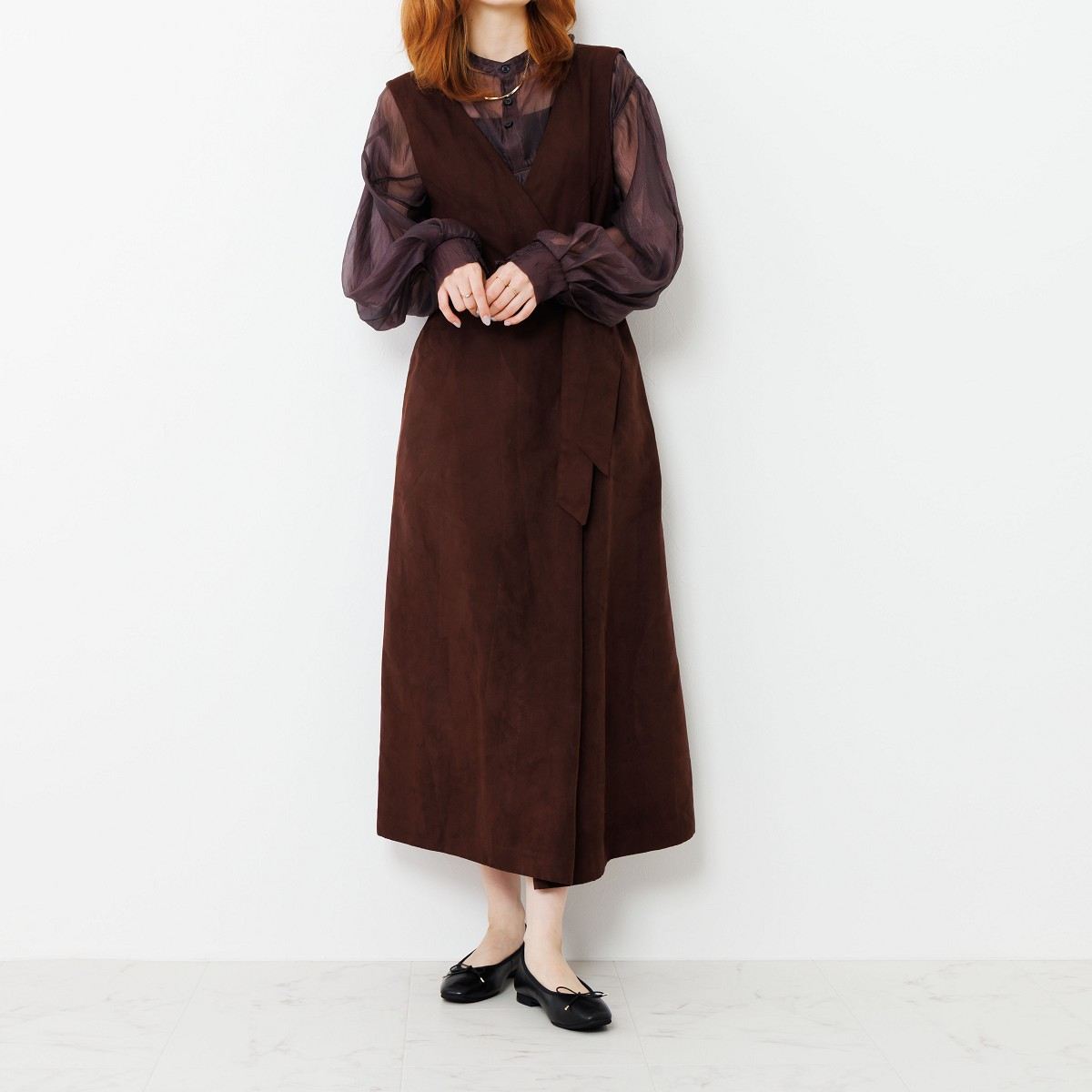 一部予約/10月下旬入荷予定》【25AW】バレエパンプス/651307