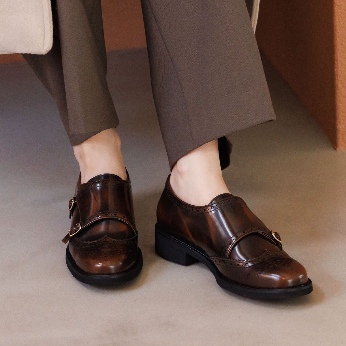 【25AW】アドバンレザーモンクストラップシューズ/651308