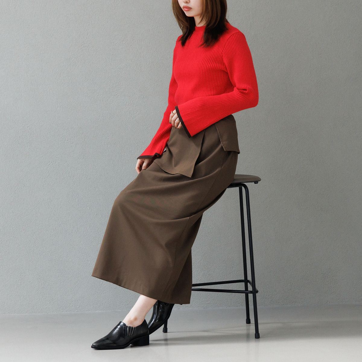 【25AW】アドバンレザーポインテッドトゥサイドゴア/651310