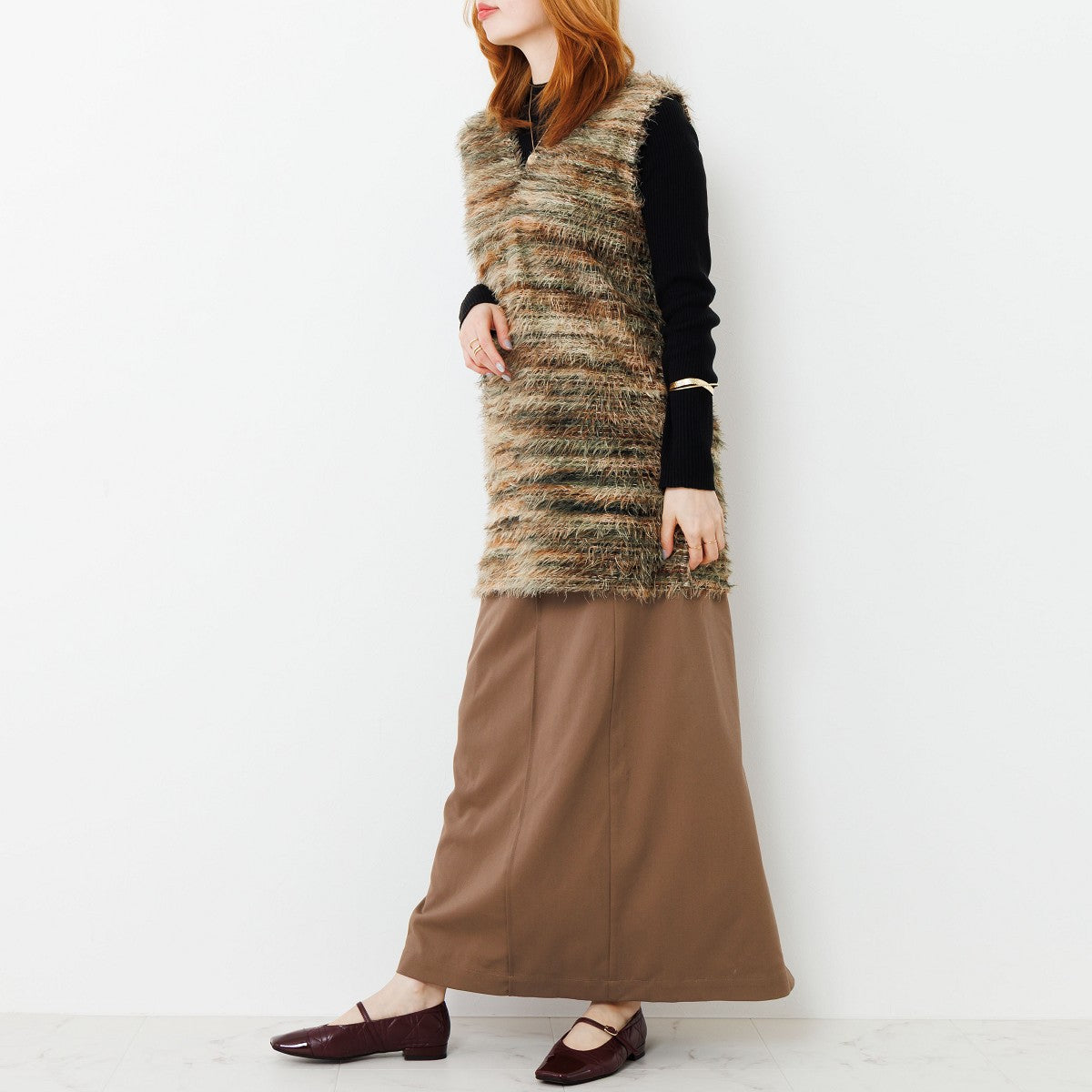【25AW】キルティングレザーメリージェーンパンプス/651311