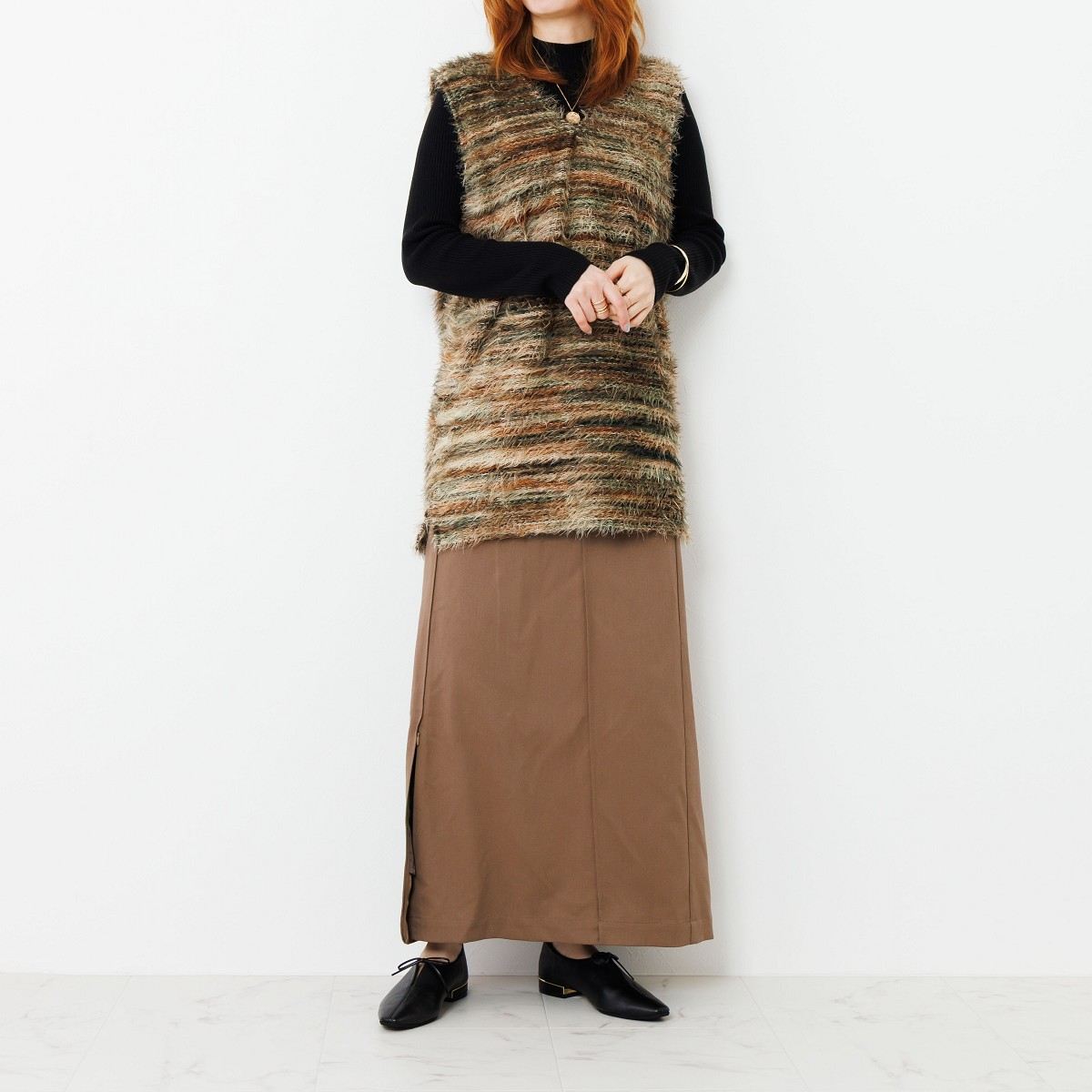 【25AW】センタースリットリボンパンプス/651312