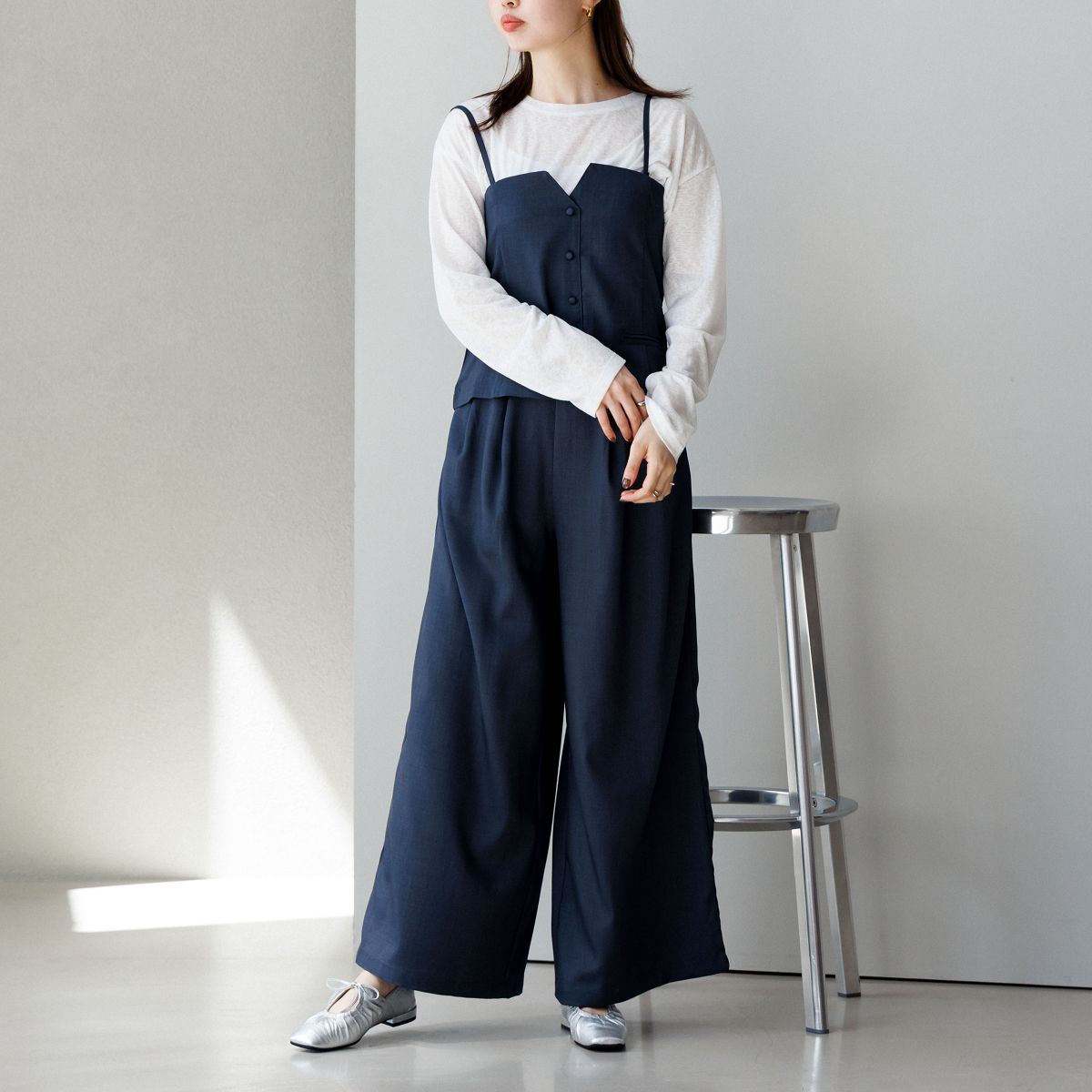 【25AW】ギャザーリボンパンプス/651317