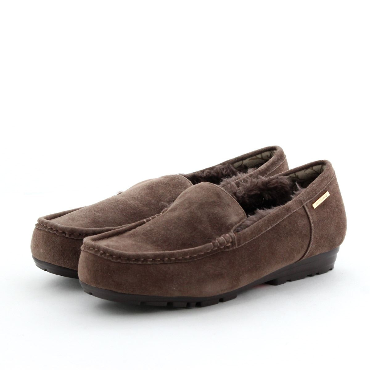 卑弥呼　撥水　シープレザー ふわふわモカシン　25cm 25AW】ふわふわモカシン/651319