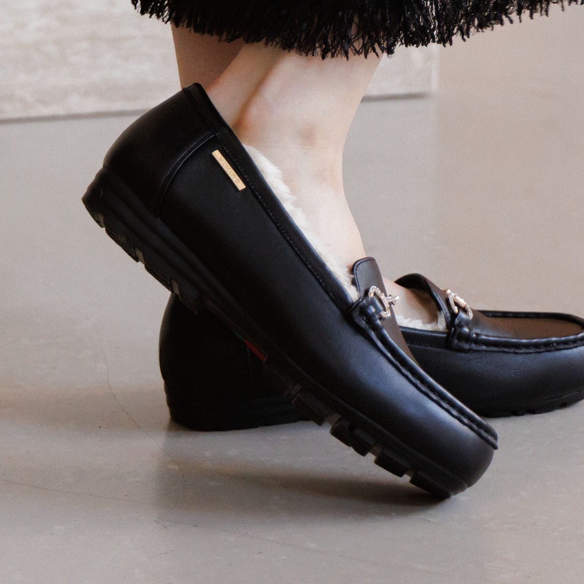 再値下げ】ビジュービットふわふわモカシン/651320