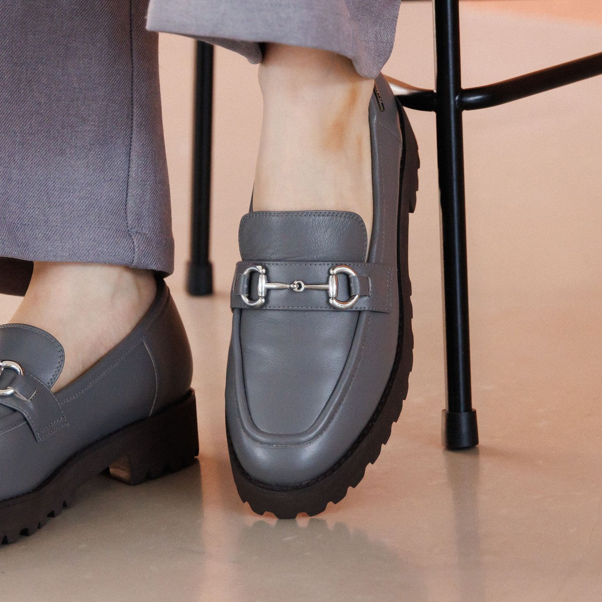 SALE】トラックソールビットローファー/651322