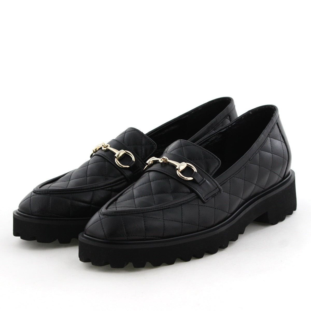 【25AW】トラックソールキルティングビットローファー/651324