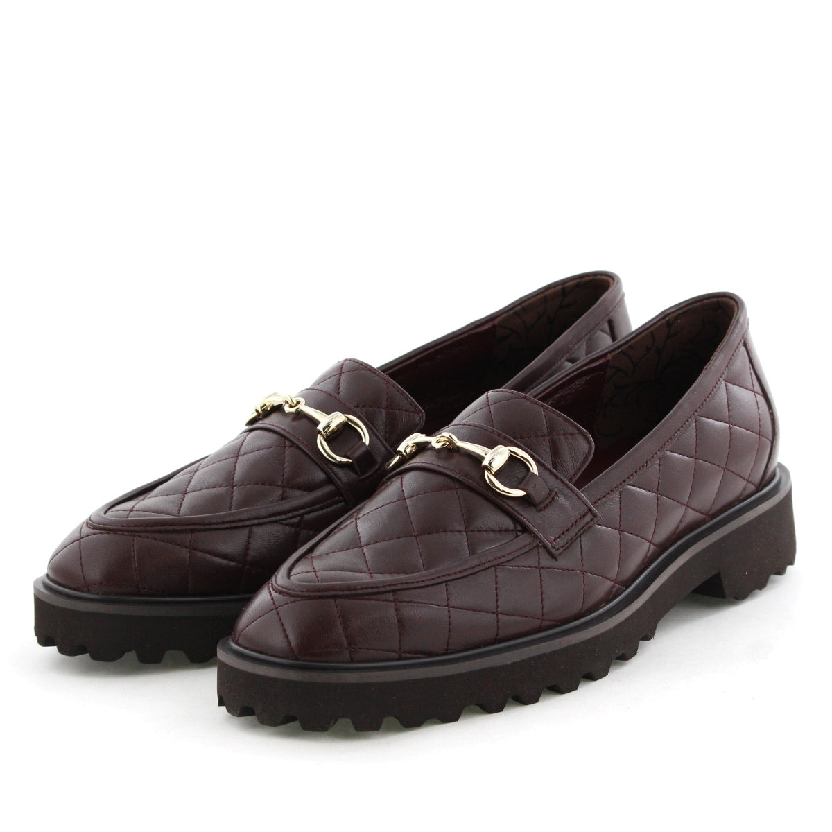【25AW】トラックソールキルティングビットローファー/651324