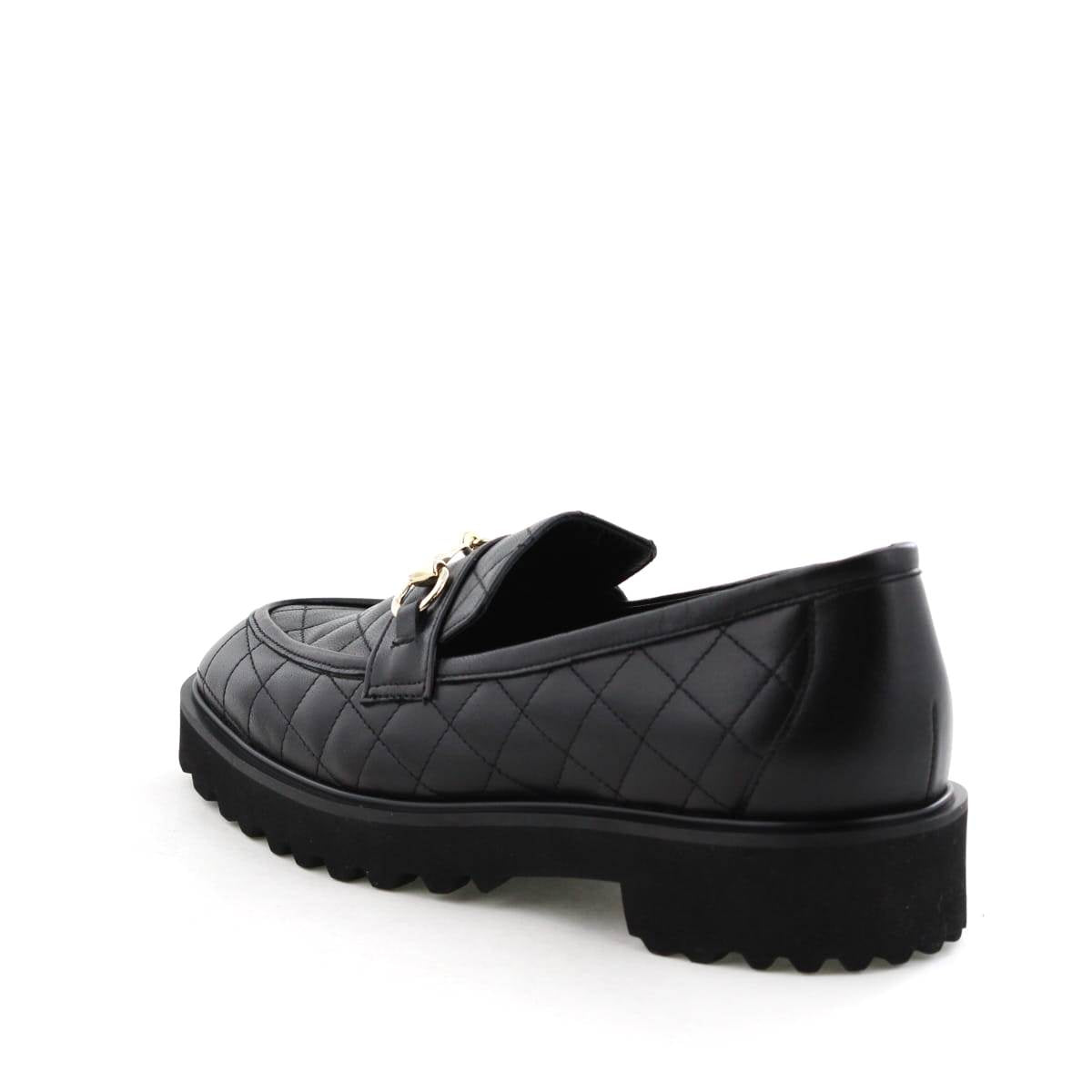 【25AW】トラックソールキルティングビットローファー/651324