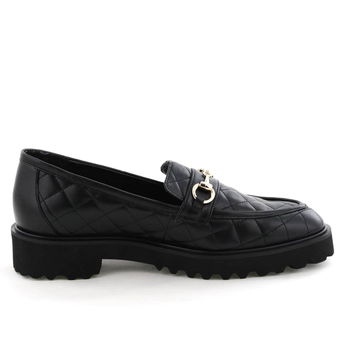 【25AW】トラックソールキルティングビットローファー/651324