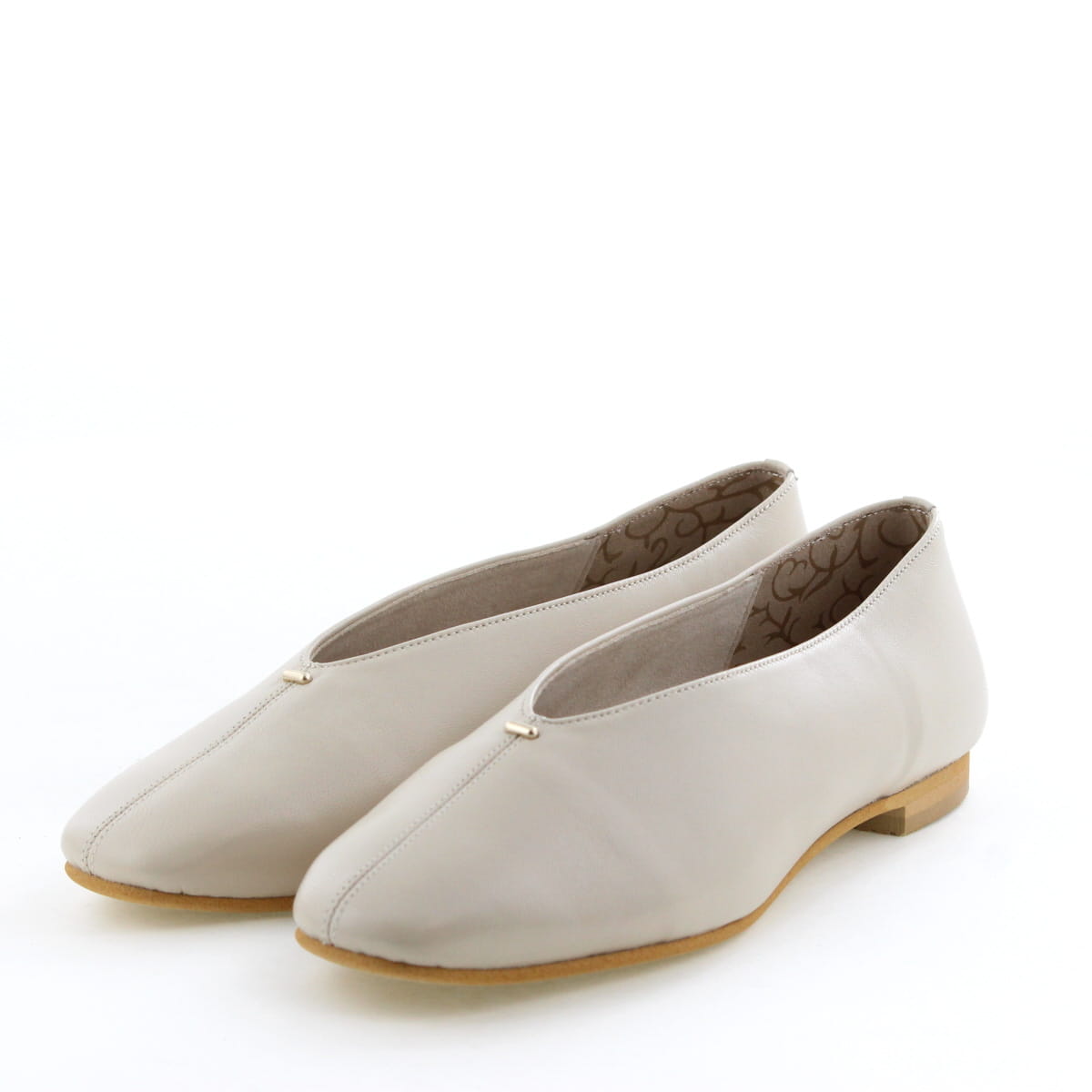 SALE】メタルポイントフラットパンプス/751326
