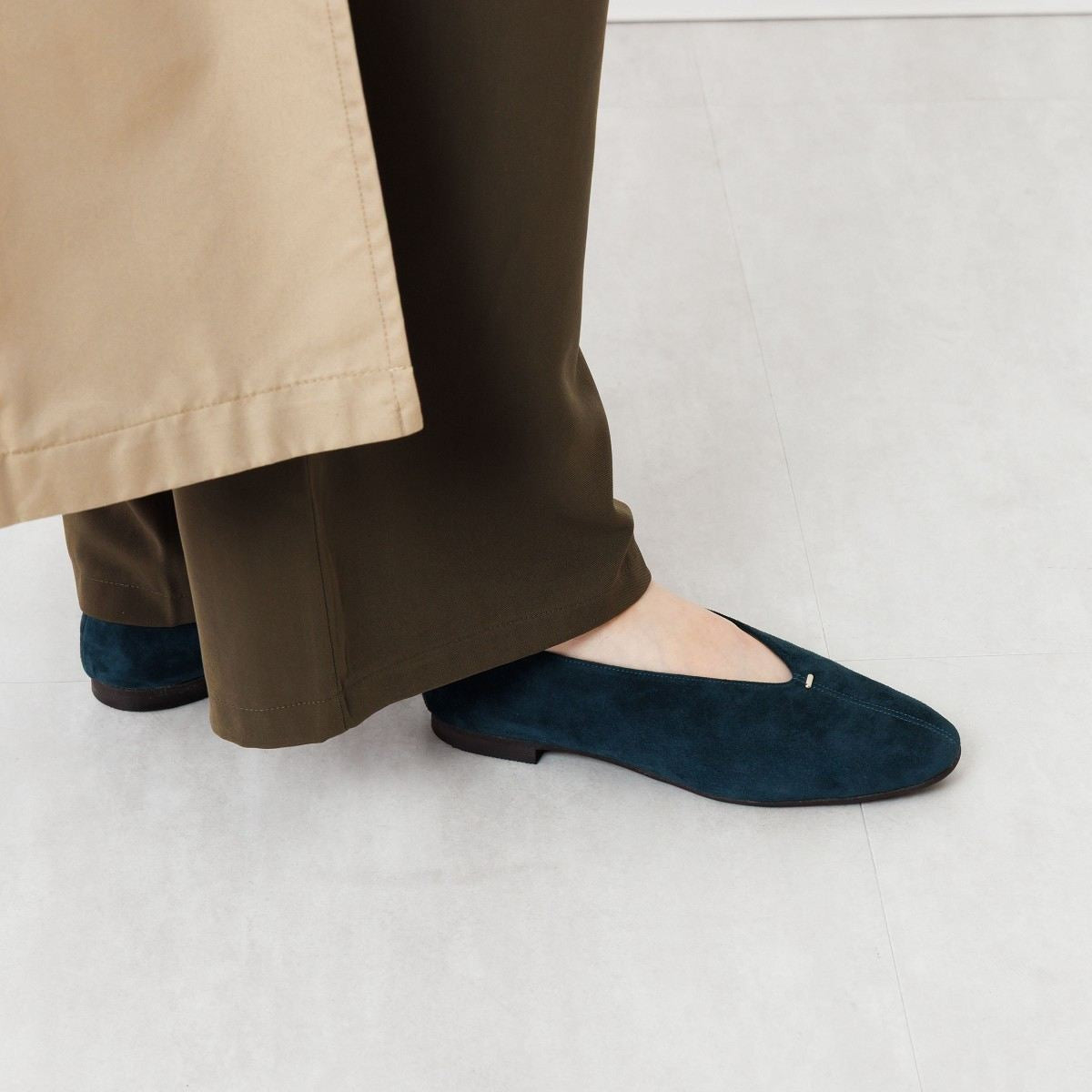 SALE】メタルポイントフラットパンプス/751326