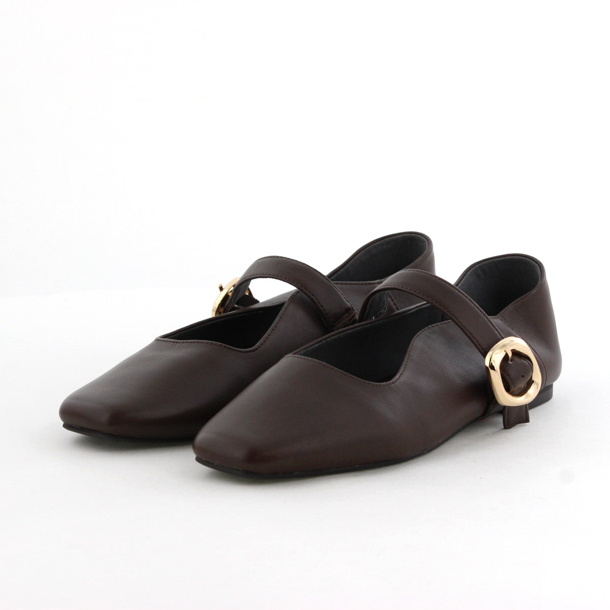 SALE】ベルトモチーフフラットパンプス/651331