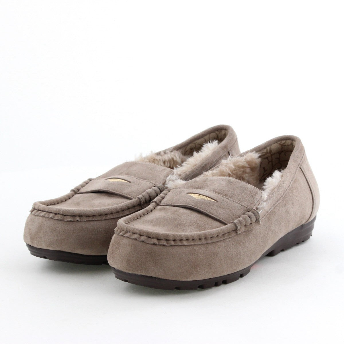 25AW/再入荷】メタルポイントふわふわモカシン/651332