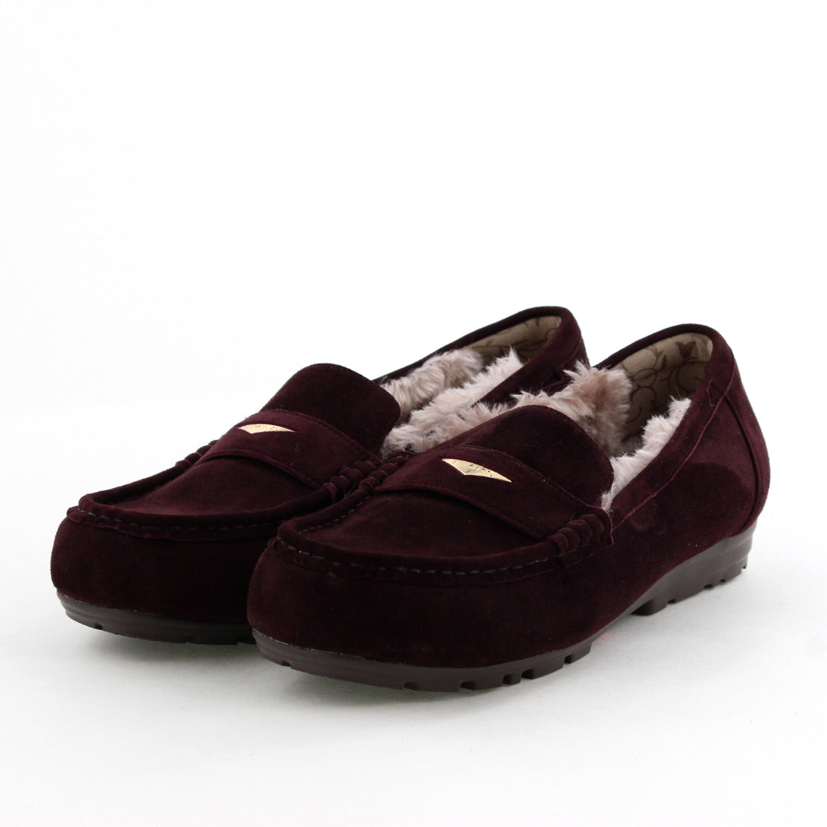 極美品✨HIMIKO ふわふわモカシン【25.5】撥水 シープレザー ブラック ヒミコ 卑弥呼 ふわふわモカシン/641319 （ブラック） -靴