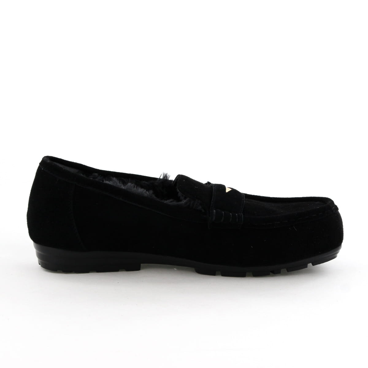 25AW/再入荷】メタルポイントふわふわモカシン/651332