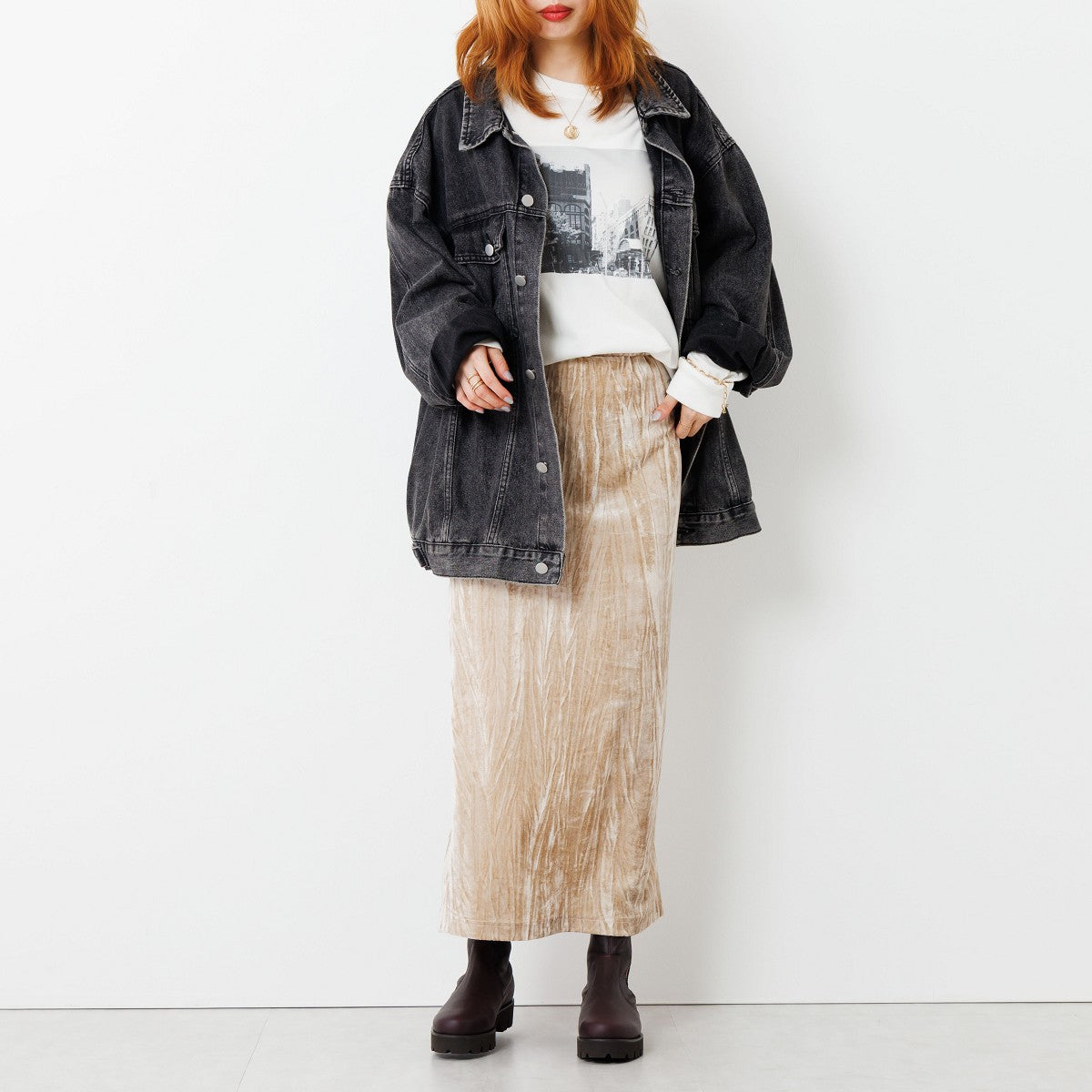 《予約/12月上旬入荷予定》トラックソールサイドジップストレッチブーツ/651403