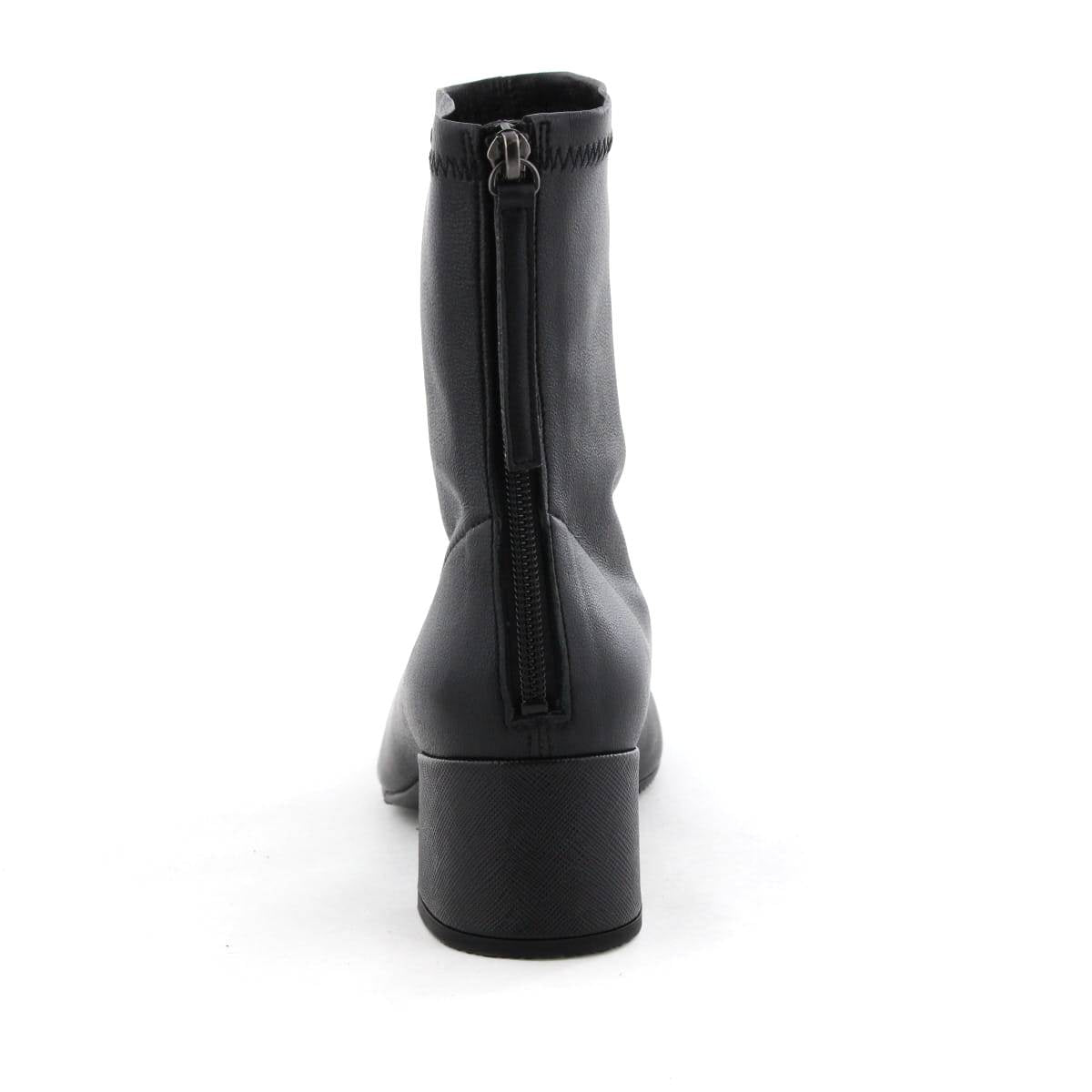 《予約/11月上旬入荷予定》バックジップヒールストレッチブーツ/651404